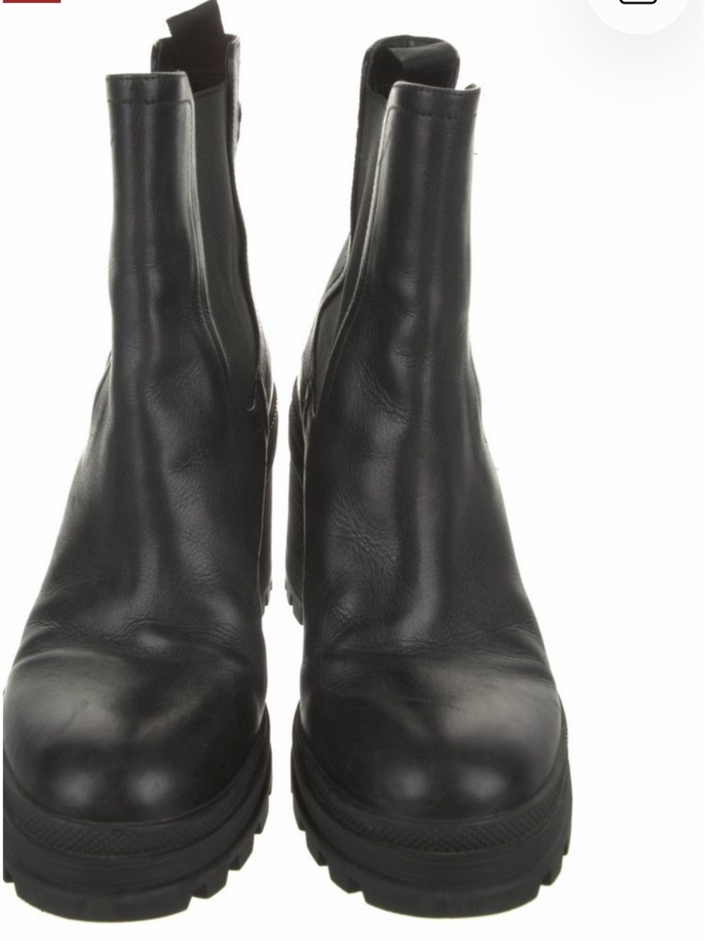 Black Leather Chelsea Boots - Rugged Slip-On Style